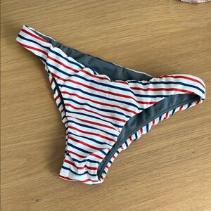 Jolyn Hermosa Striped Bikini Bottom Small